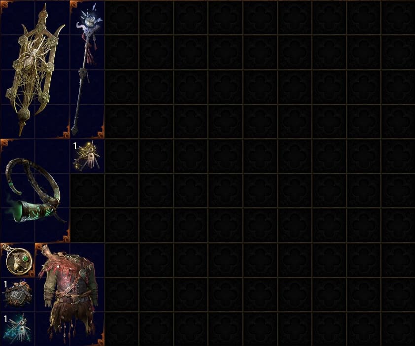 Bảng phần thưởng Ritual trong Path of Exile 2 được dùng bởi công cụ quét ePOE